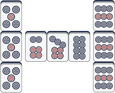 Horizontal H: triplet, sequence, triplet